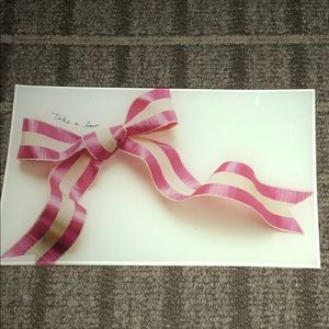 RESERVED@plawrence KSSnap Happy Bow Rectangle Tray